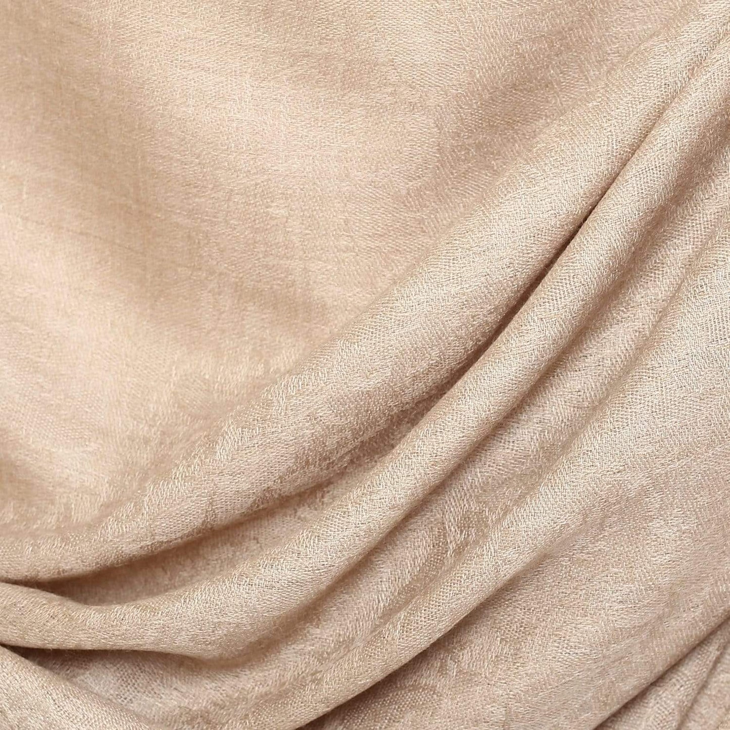Pashtush India 100x200 Pashtush Women's Soft Wool Shawl, Paisley Weave, sahara