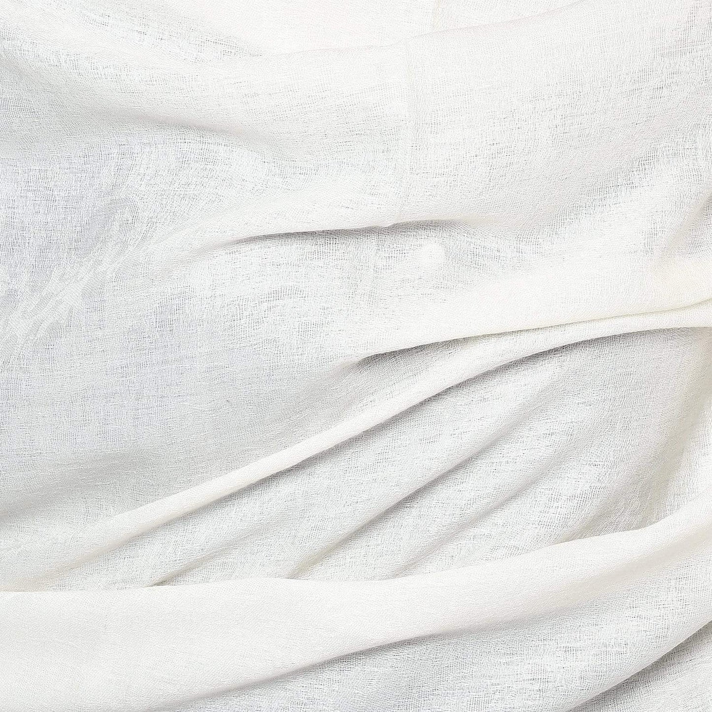 Pashtush Women'S Soft Shawl Pearl White Stole