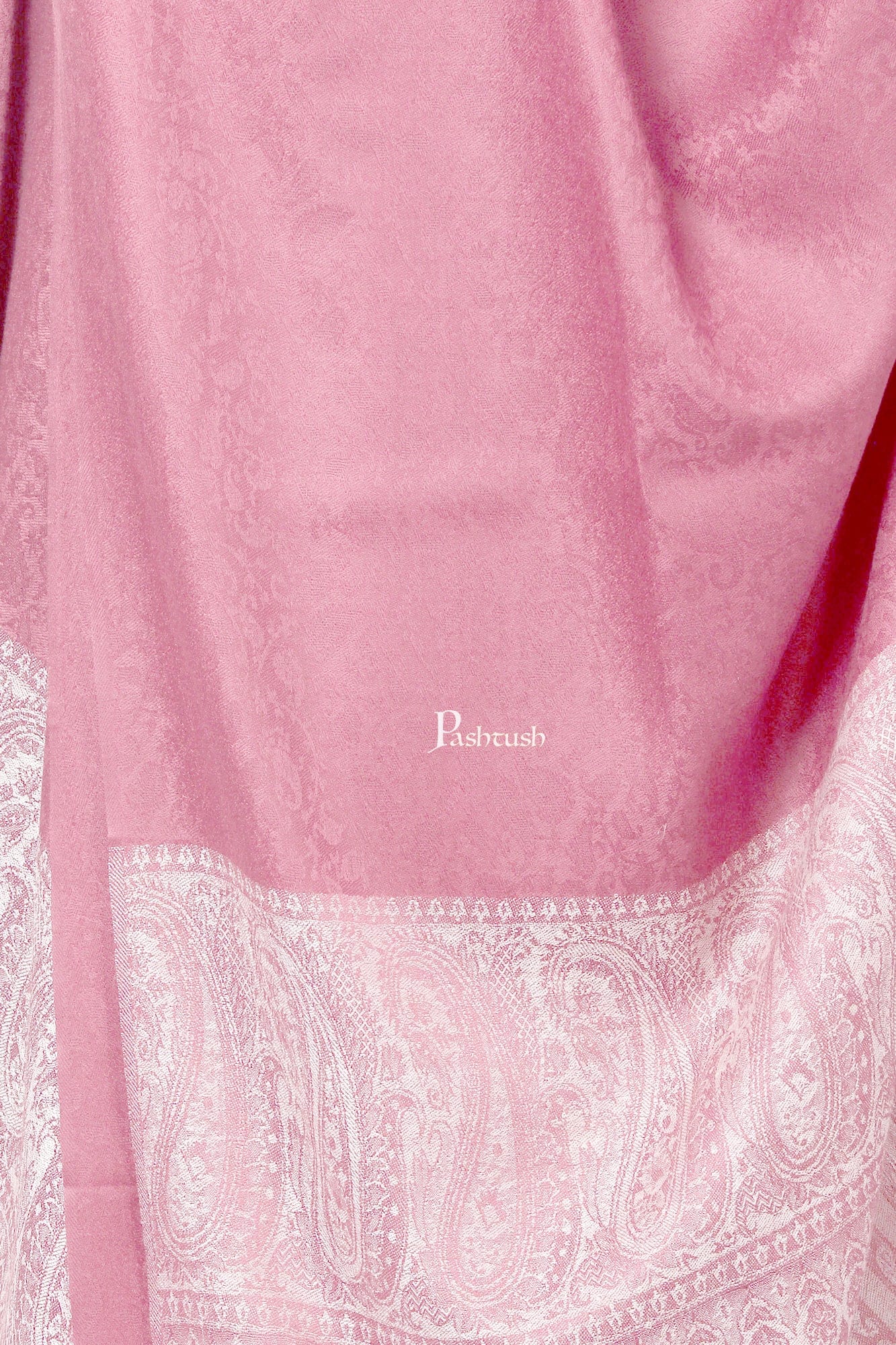 Pashtush India Womens Shawls Pashtush Women's Wool Ultra Soft Fine Wool Cashmere Blended Shawl