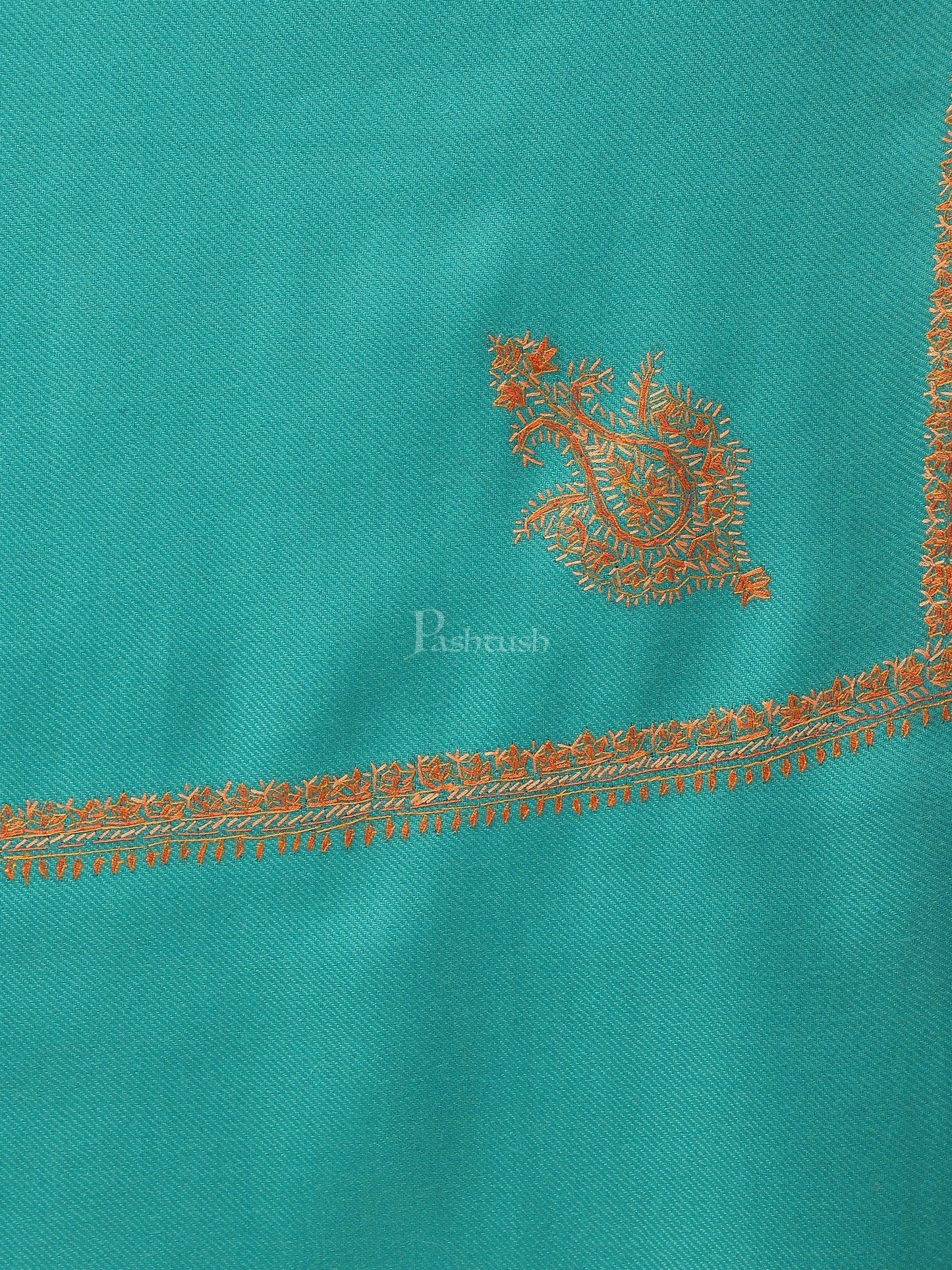 Pashtush India Womens Shawls Pashtush women Woollen shawl, Kingri design, Green