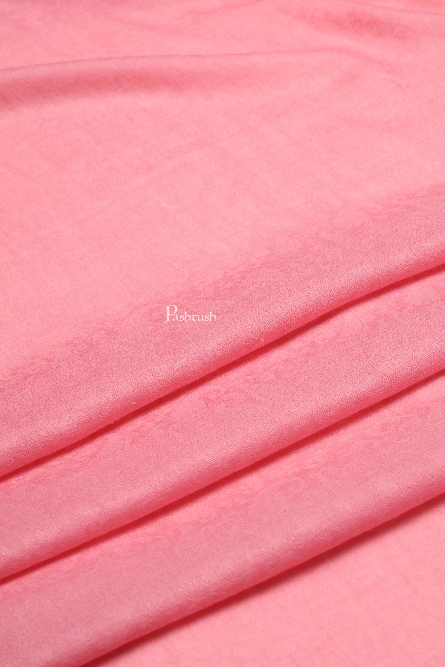 Pashtush India Womens Shawls Pashtush Womens Extra Fine Wool Shawl, Design, Pink