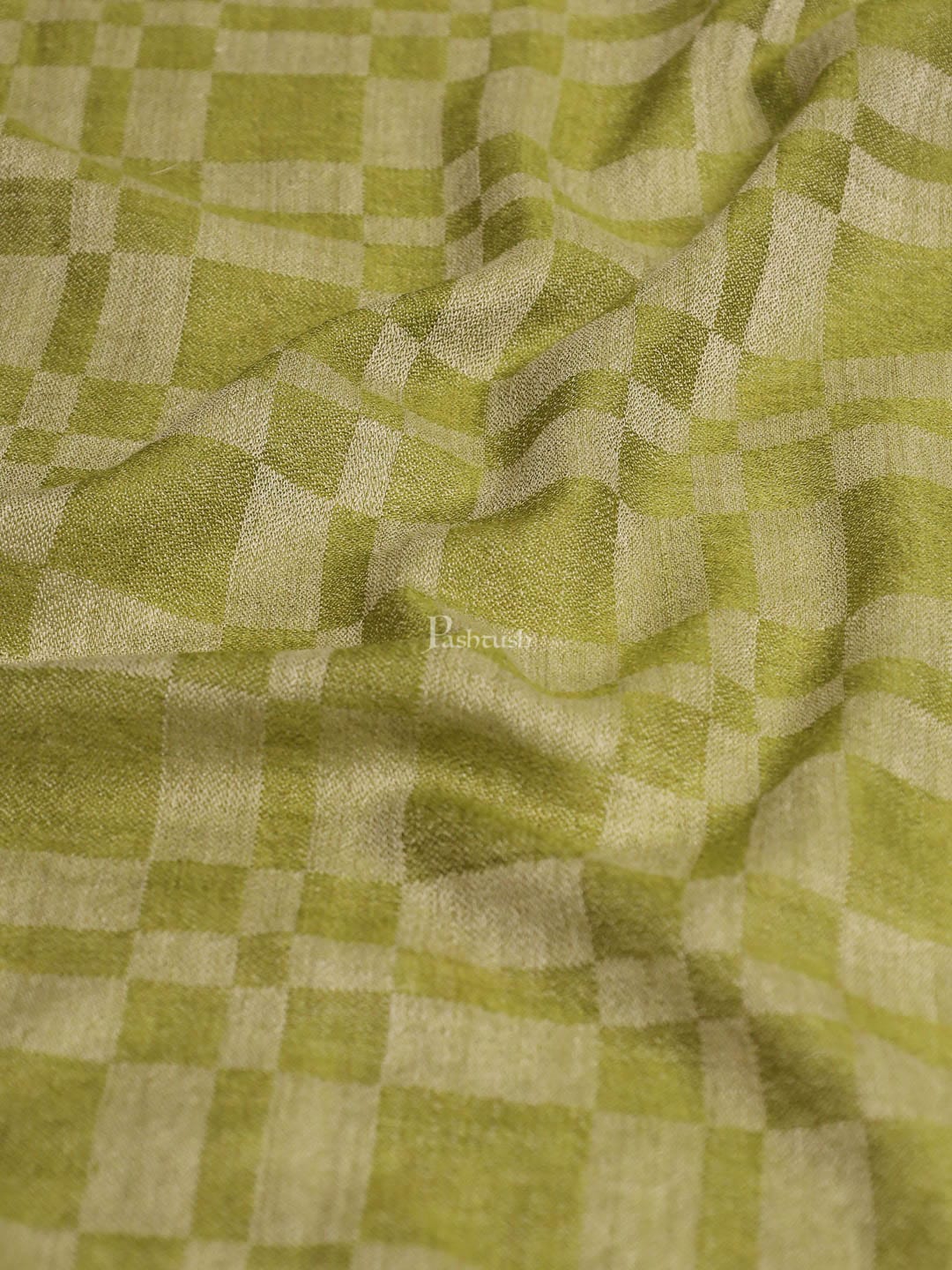 Pashtush India Womens Stoles and Scarves Scarf Pashtush womens Extra Fine Wool Stole, extra fine wool design, Green