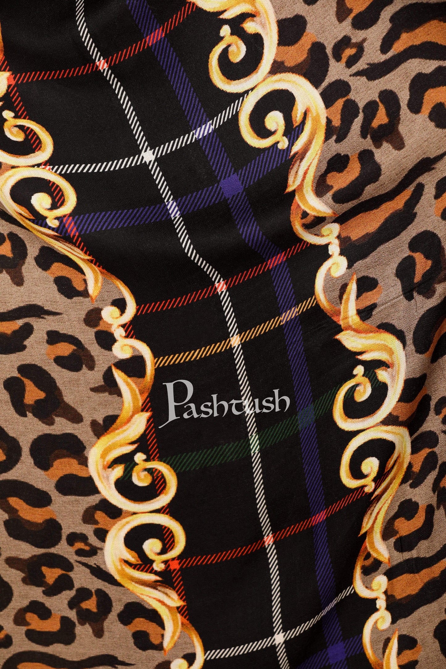 Pashtush India Stole Pashtush Womens Extra Soft, Printed Bamboo Scarf