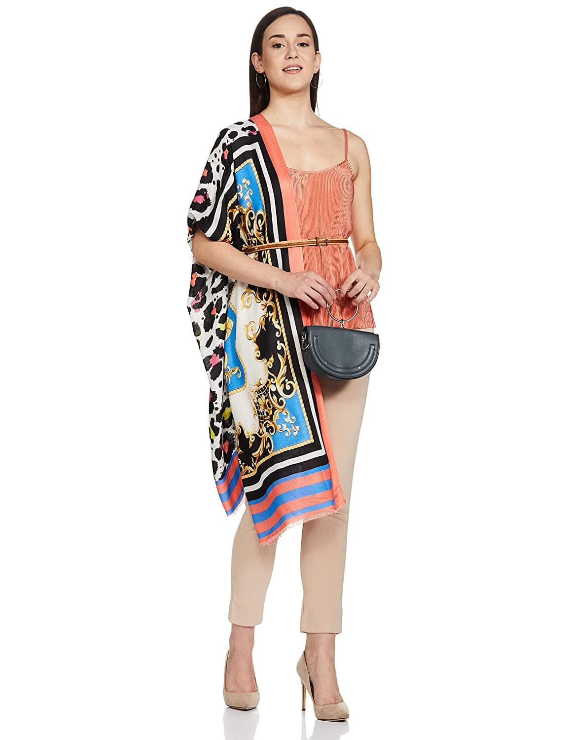 Pashtush India 70x200 Pashtush Womens Extra Soft, Printed Bamboo Scarf