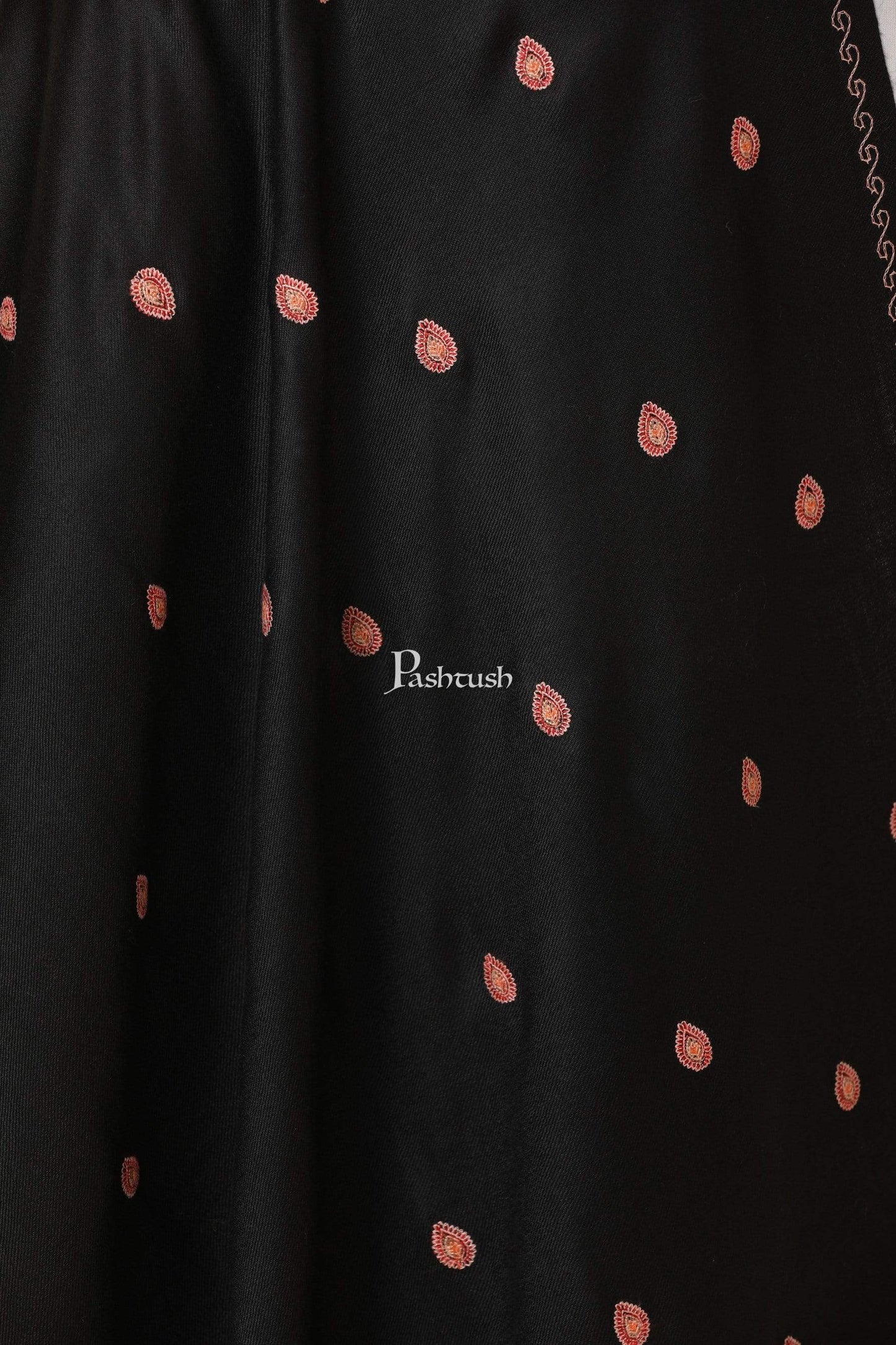 Pashtush India Shawl Pashtush Womens Fine Wool , kashmiri Sozni embroidery shawl