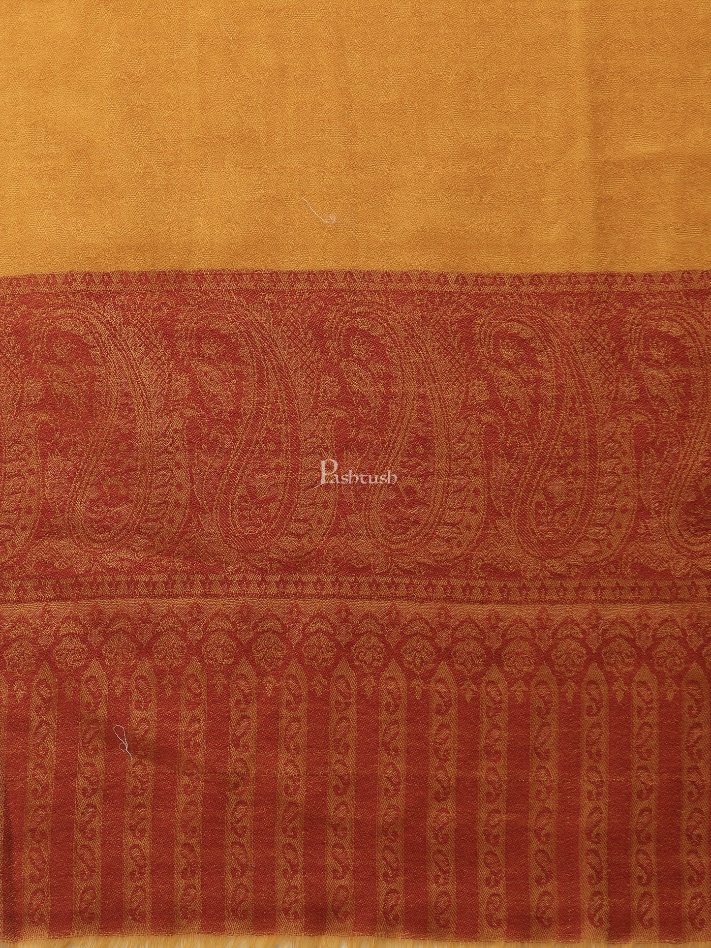 Pashtush India Womens Shawls Pashtush Womens Fine Wool Shawl, Mustard