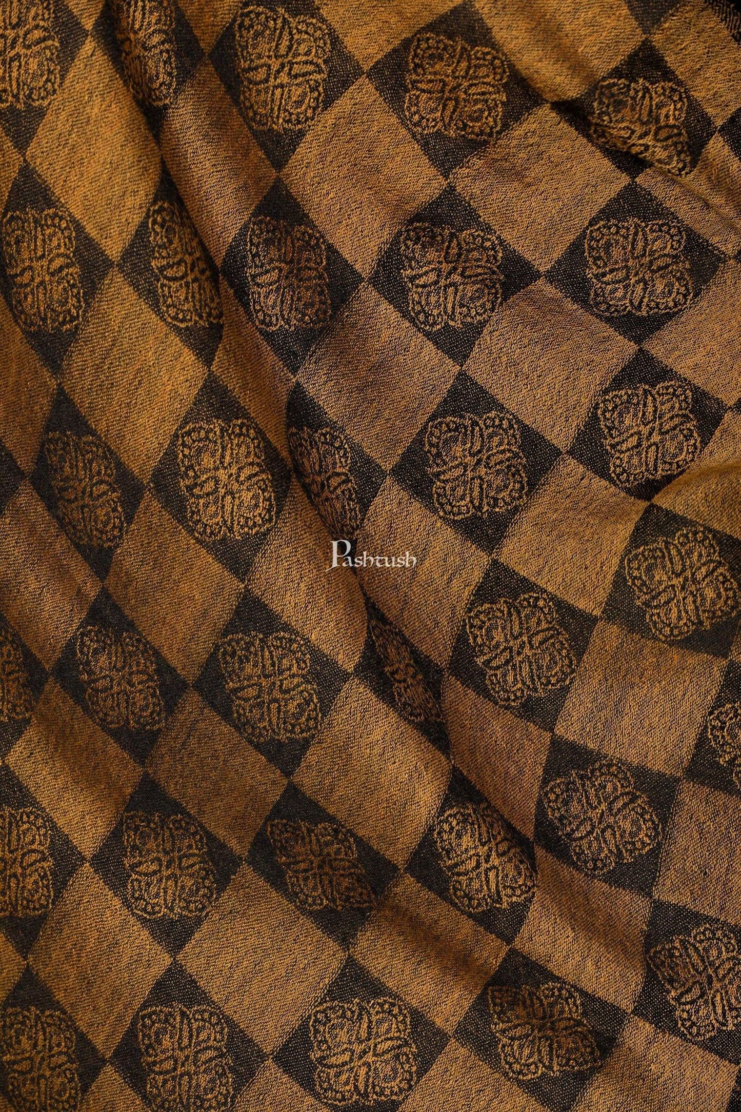 Pashtush Store Stole Pashtush Womens Fine Wool, Soft and Warm, Checkered stole