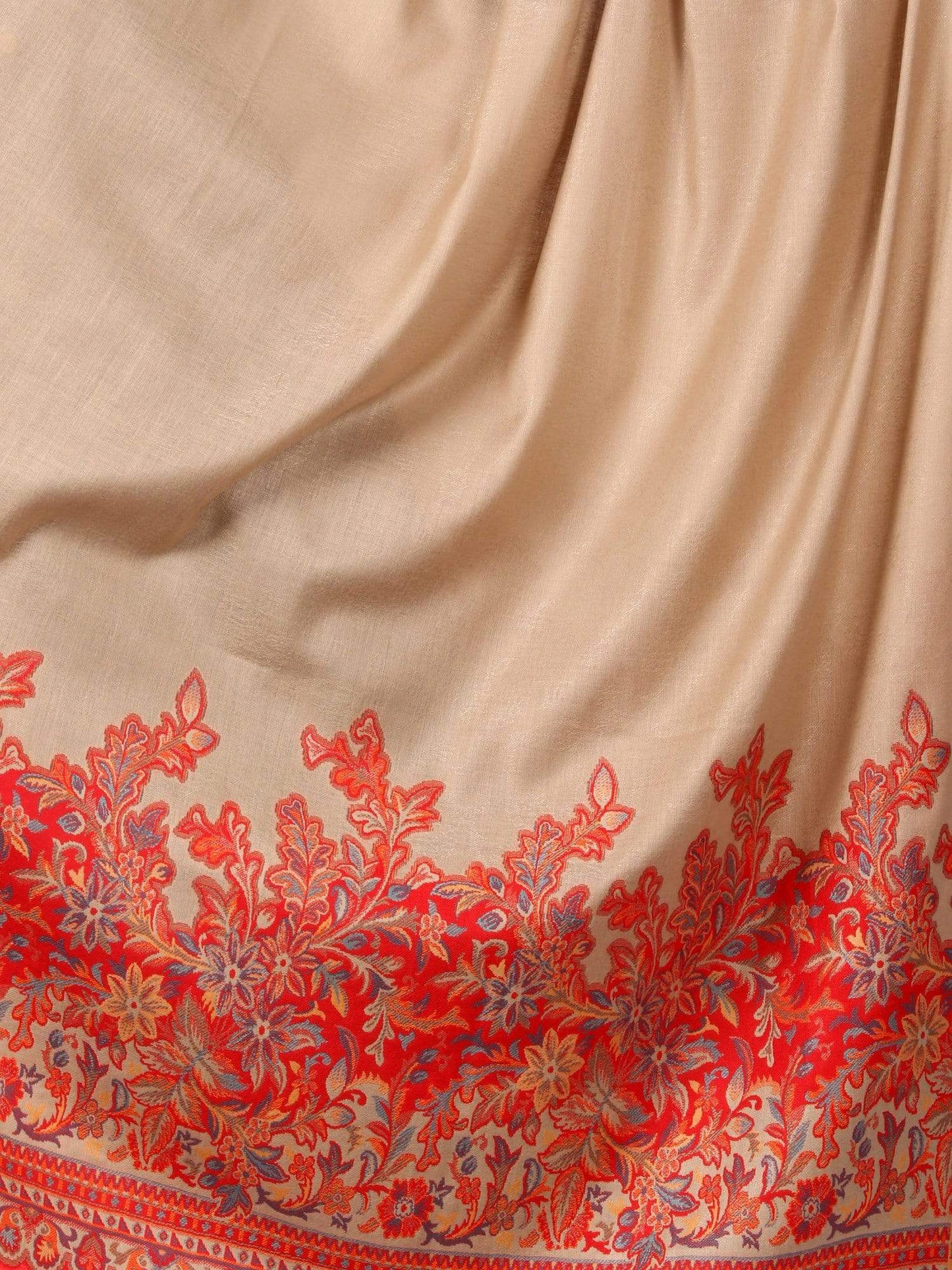 Pashtush Shawl Store Shawl Pashtush womens Floral Jacquard Shawl, Faux Pashmina floral