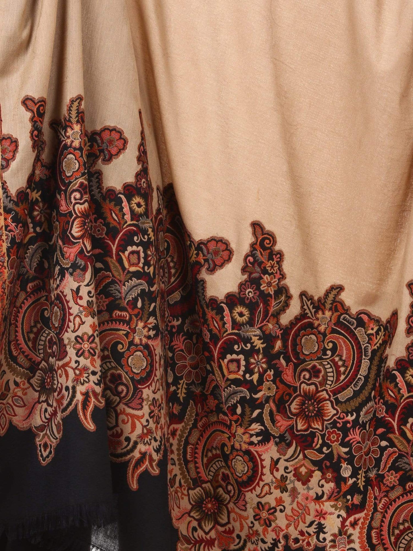 Pashtush Shawl Store Shawl Pashtush Womens Floral Jacquard Twin Coloured Shawl