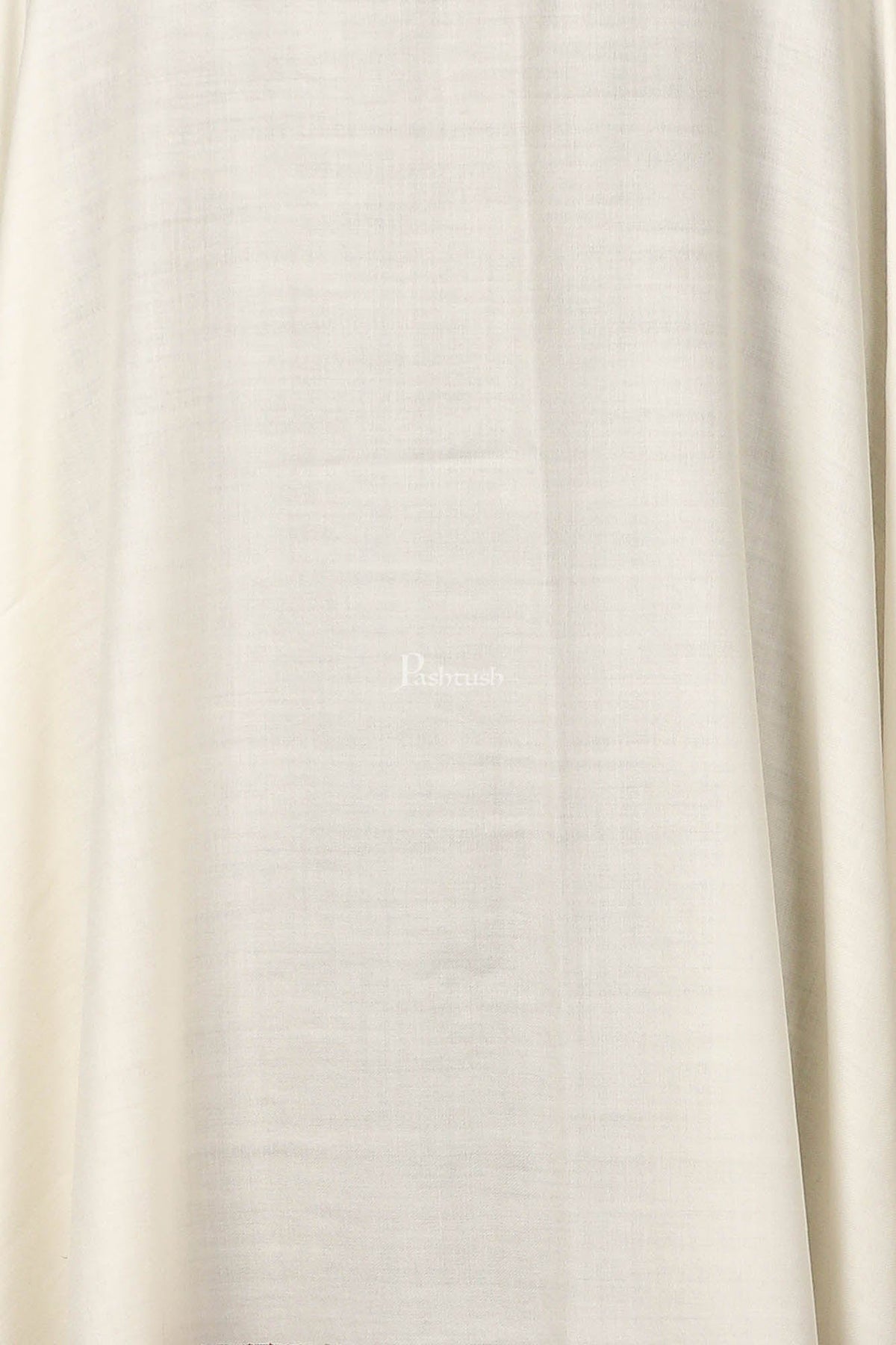 Pashtush India Womens Shawls Pashtush Womens Hand Embroidery Shawl, Fine Wool Shawls, Ivory
