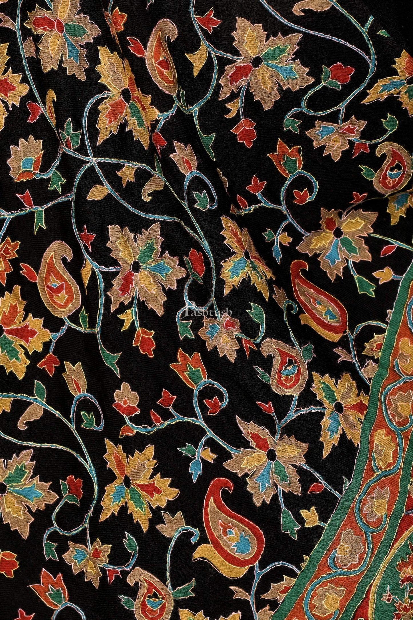 Pashtush Shawl Store Stole Pashtush Womens Handwork Handpainted Kalamkari Stole