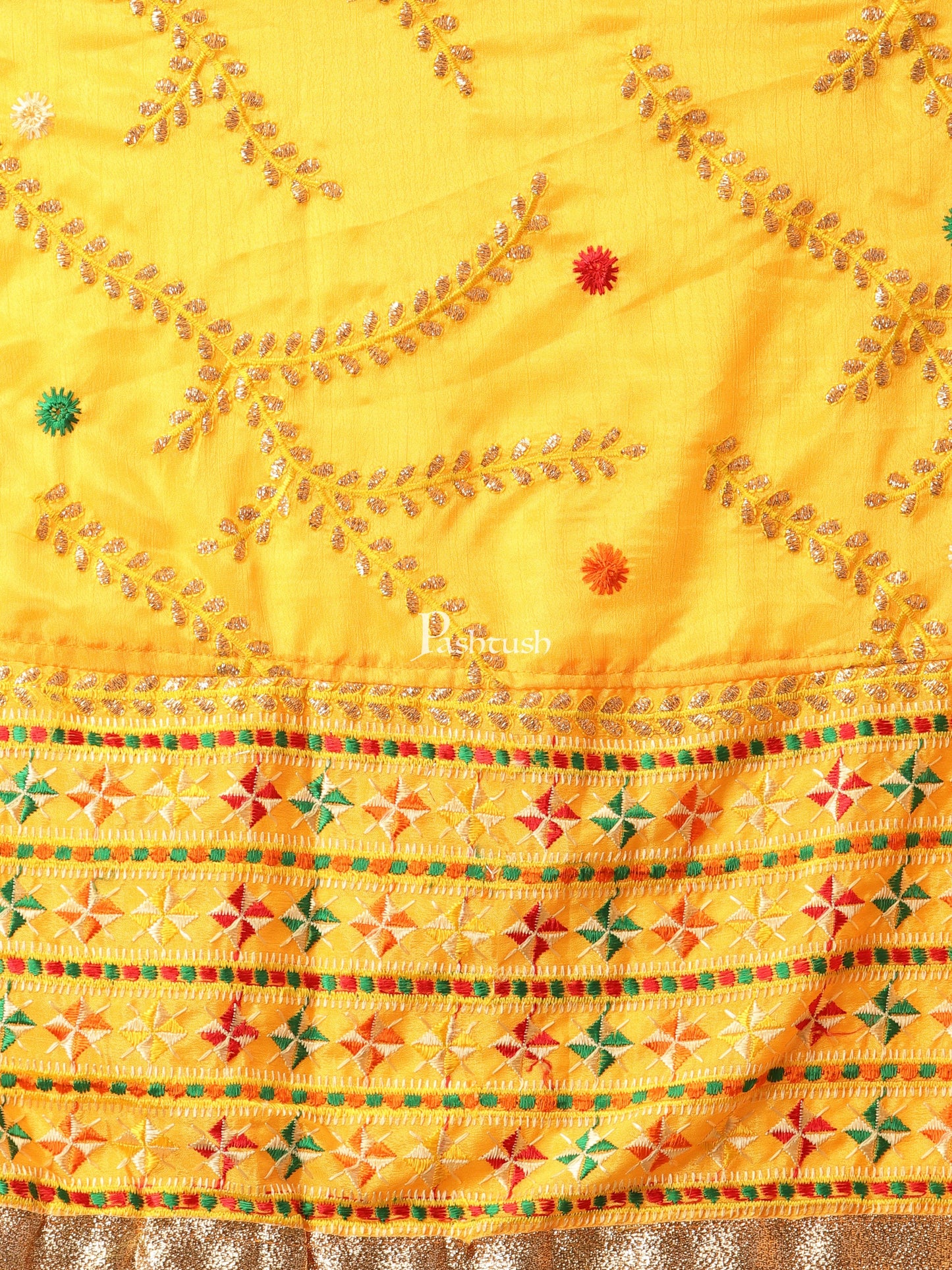Pashtush India Pashtush Womens Phulkari Dupatta