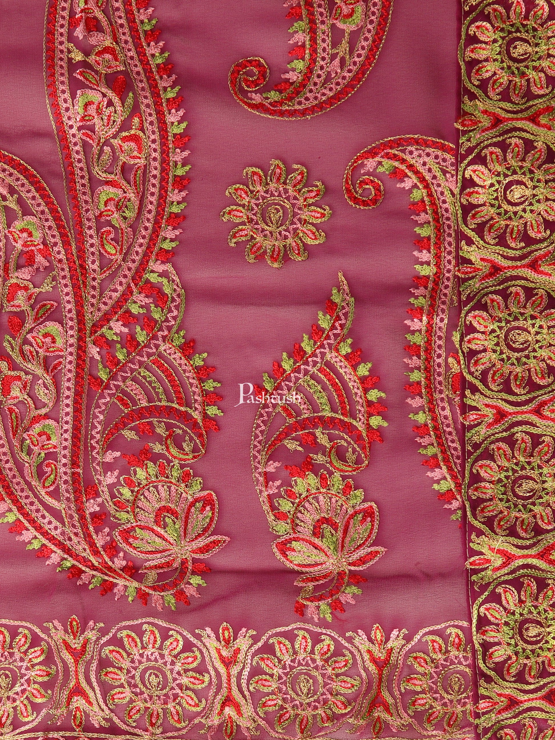 Pashtush India Womens Dupatta Pashtush Womens Phulkari Dupatta