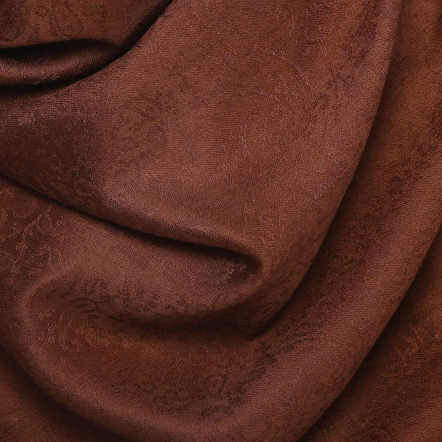 Pashtush India 70x200 Pashtush Womens Scarf, Stole Jacquard, paisley, Coffee