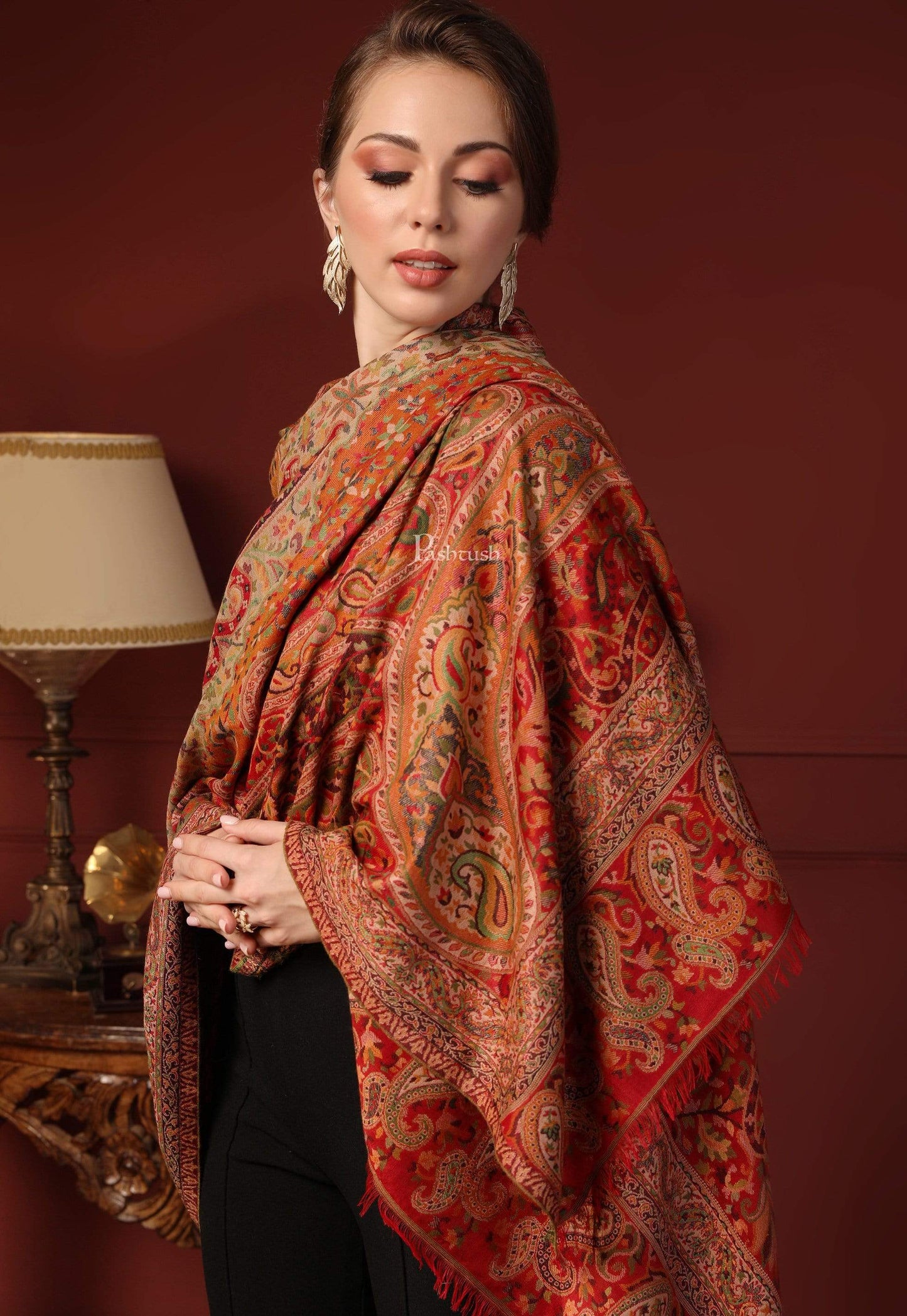 Pashtush India 0 Pashtush Womens Shawl