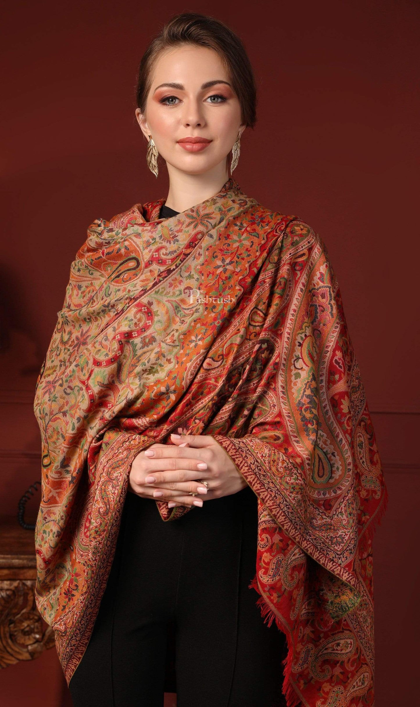 Pashtush India 0 Pashtush Womens Shawl