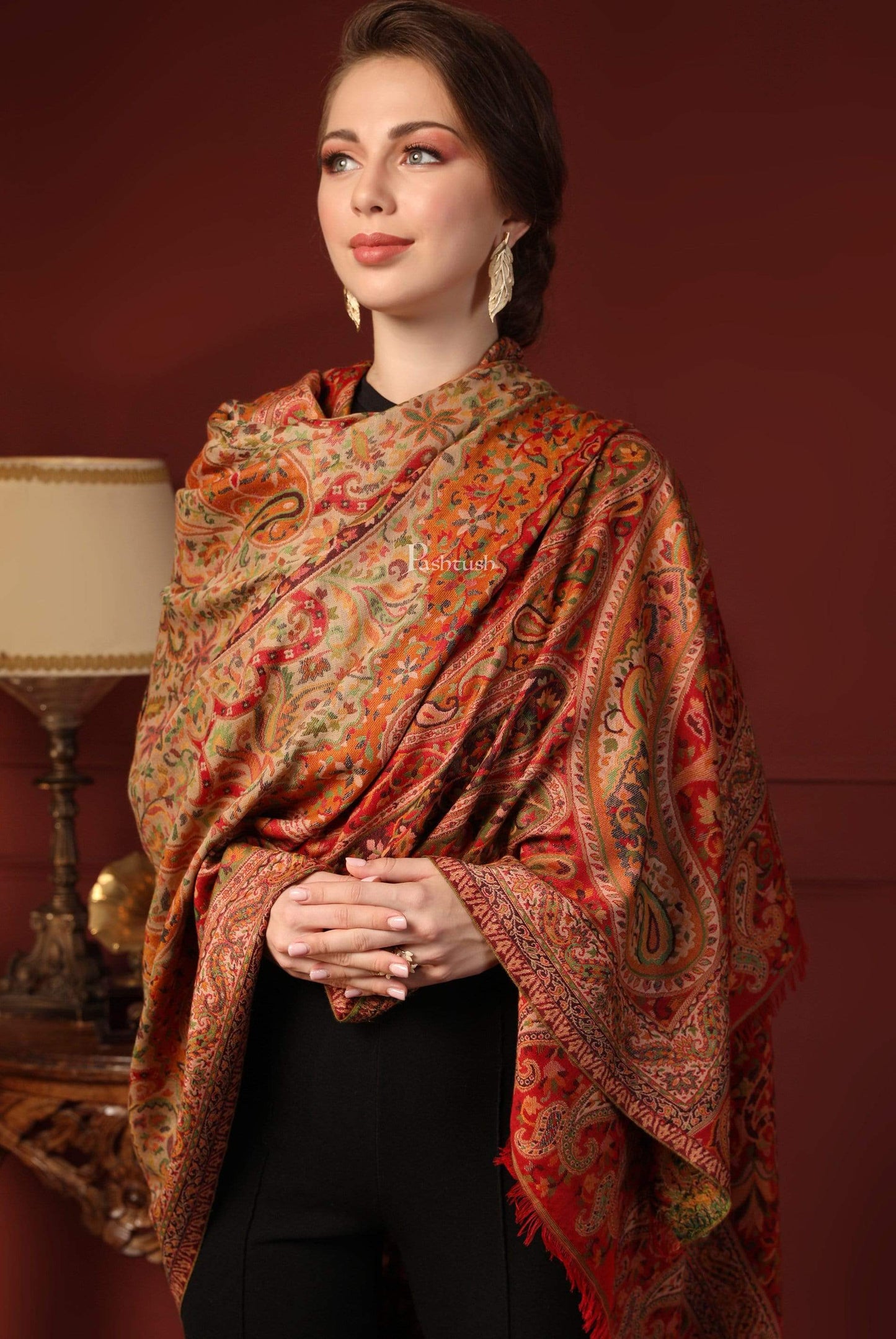 Pashtush India 0 Pashtush Womens Shawl