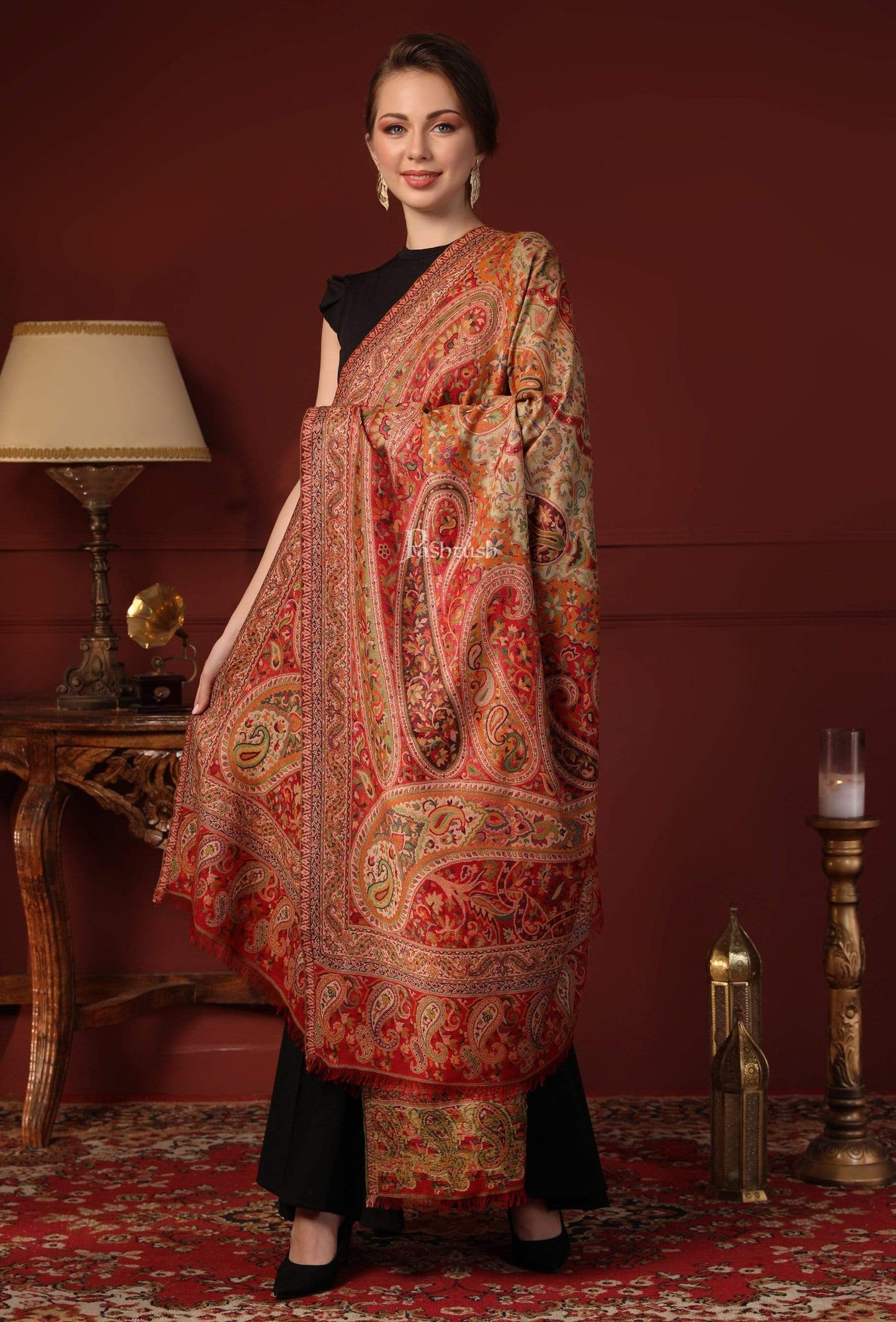 Pashtush India 0 Pashtush Womens Shawl