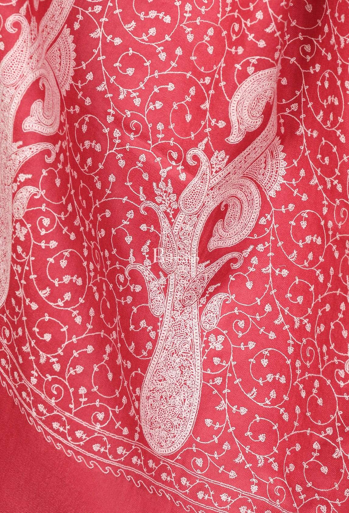 Pashtush Shawl Store Shawl Pashtush Womens Shawl with Tone on Tone Embroidery, Soft and Warm, Light Weight