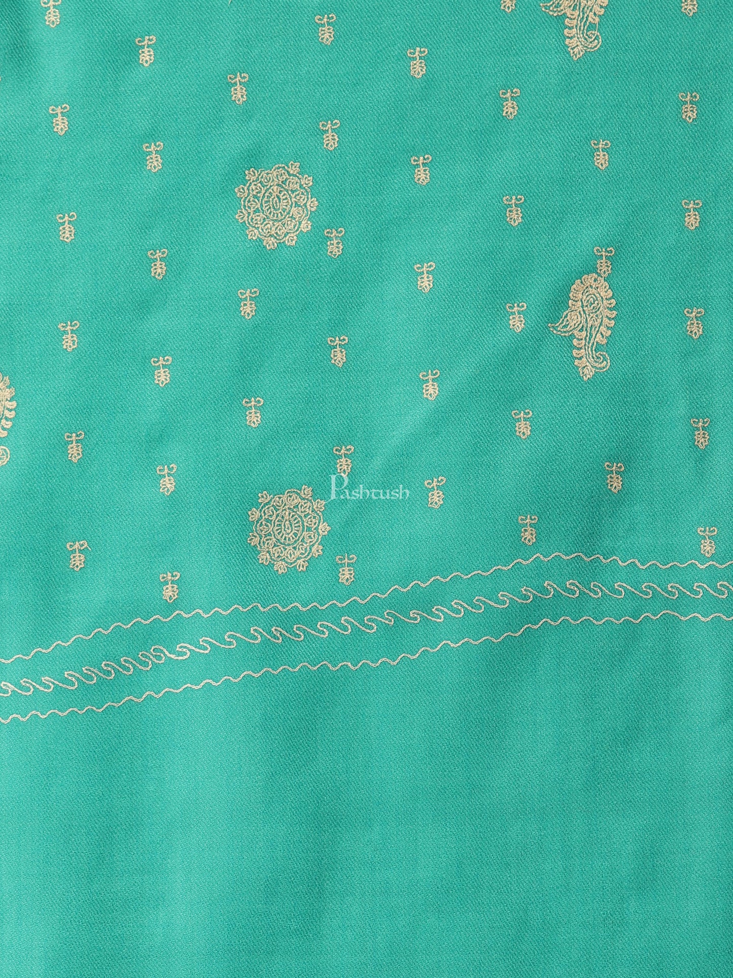 Pashtush India Womens Shawls Pashtush Womens Shawl With Tone On Tone Embroidery, Soft, Warm, Light Weight