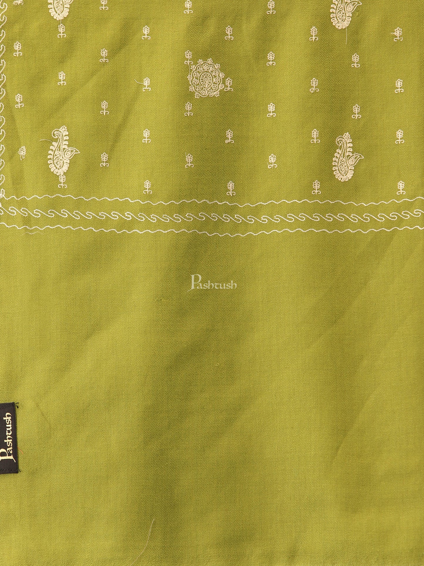 Pashtush India Womens Shawls Pashtush Womens Shawl With Tone On Tone Embroidery, Soft, Warm, Light Weight