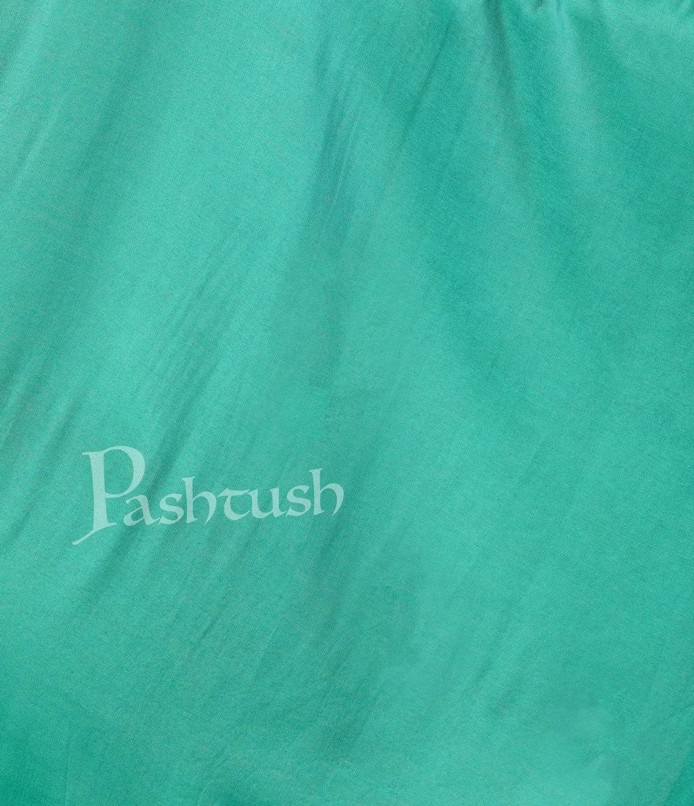 Pashtush Shawl Store Stole Pashtush Womens Silky Bamboo Reversible Scarf, Stoles, Jade