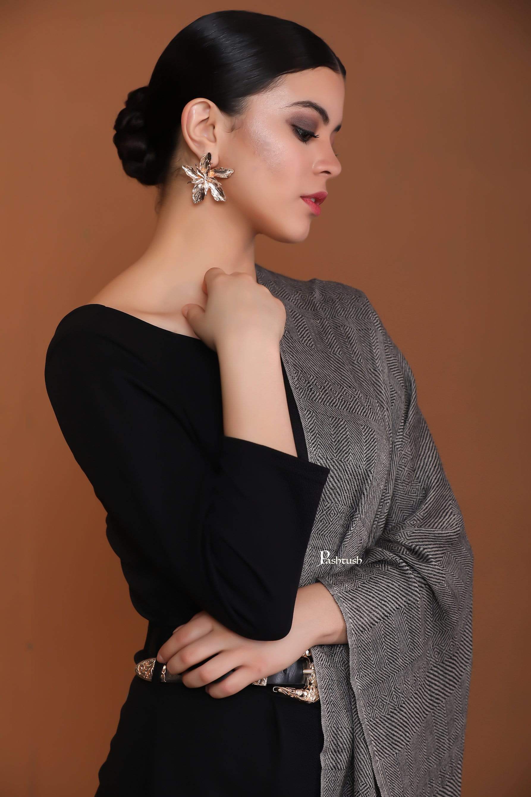 Pashtush Shawl Store Stole Pashtush Womens Softest Cashmere Scarf, Warm and 100% Pure
