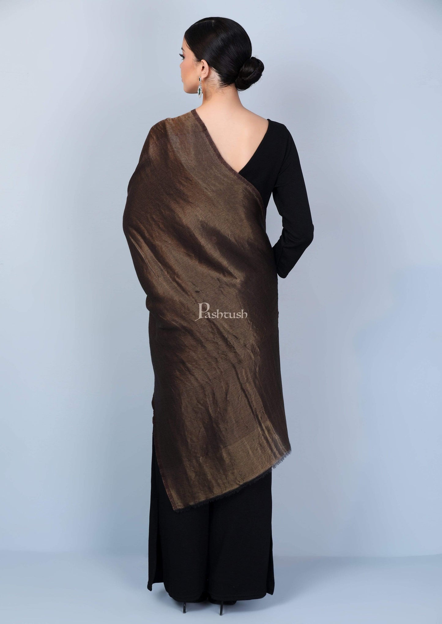 Pashtush Shawl Store Stole Pashtush Womens Twilight Scarf, Reversible Scarf, Cashmere Soft Wool