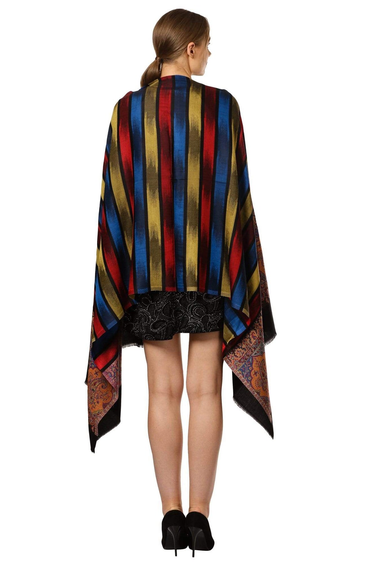 Pashtush India 70x200 Pashtush Womens Ultra Soft Multicoloured Bamboo Scarf
