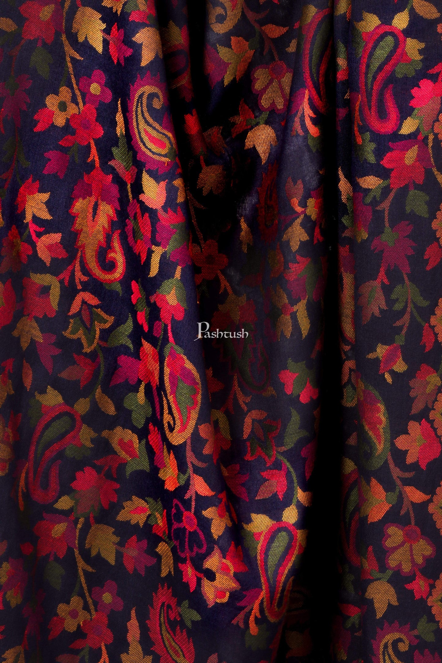 Pashtush Store Shawl Pashtush Womens Woven Kaani Shawl, Woollen, Faux Pashmina Shawl