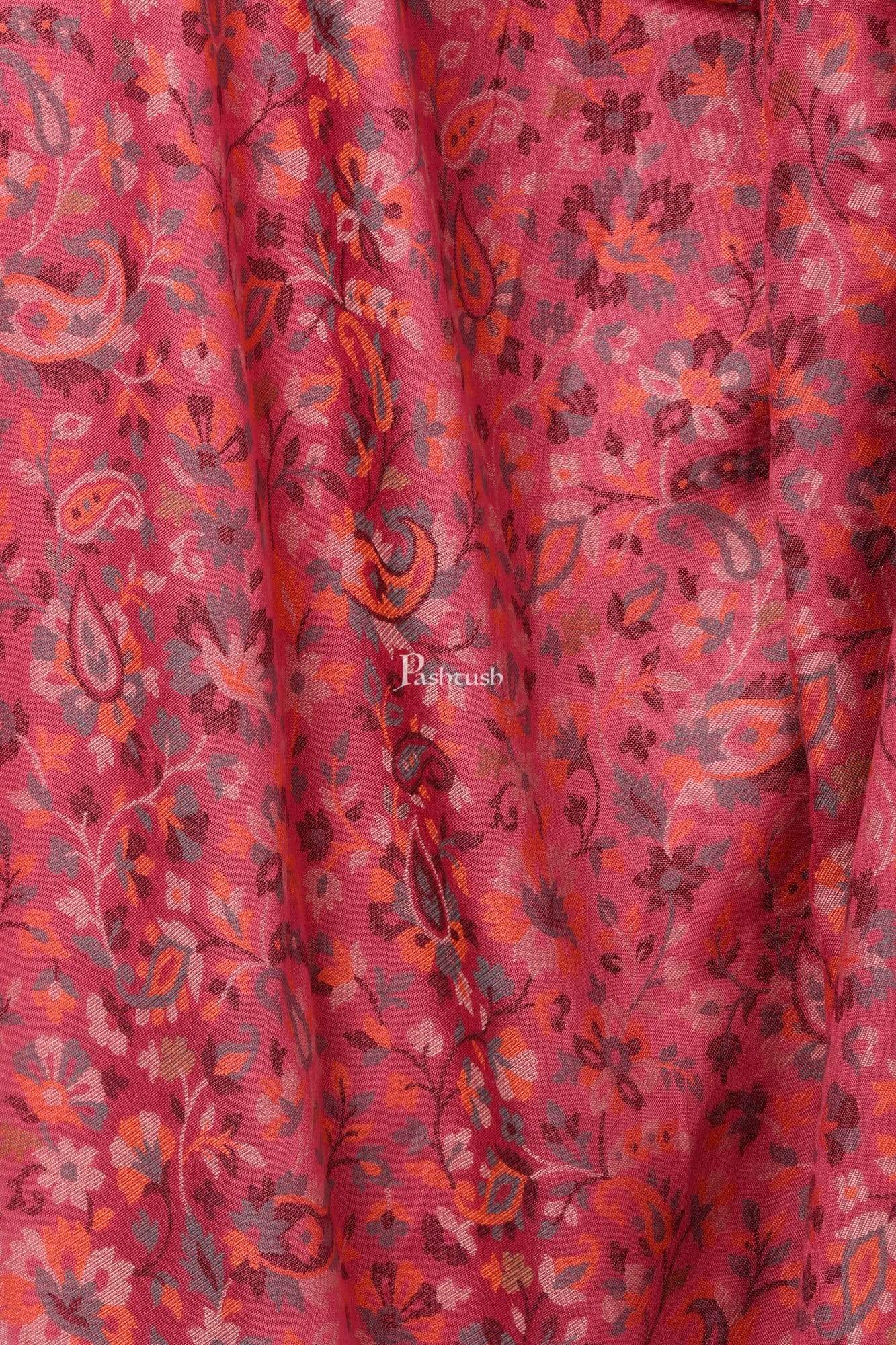 Pashtush Store Shawl Pashtush Womens Woven Kaani Shawl, Woollen, Faux Pashmina Shawl