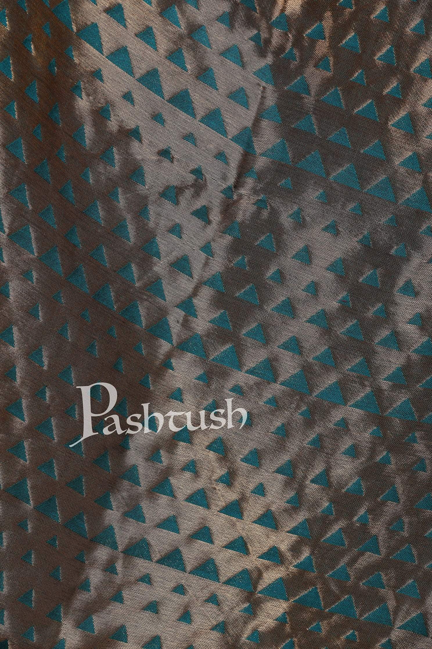 Pashtush Shawl Store Stole Pashtush Womens Zari Weave Stole, Scarf