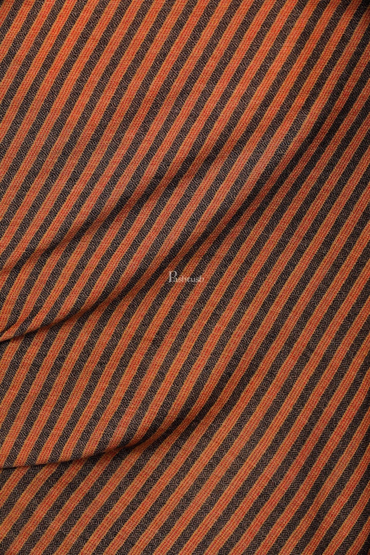 Pashtush Store Stole Pashutsh Womens Extra Fine Wool, Striped Woven Scarf, Multicolored