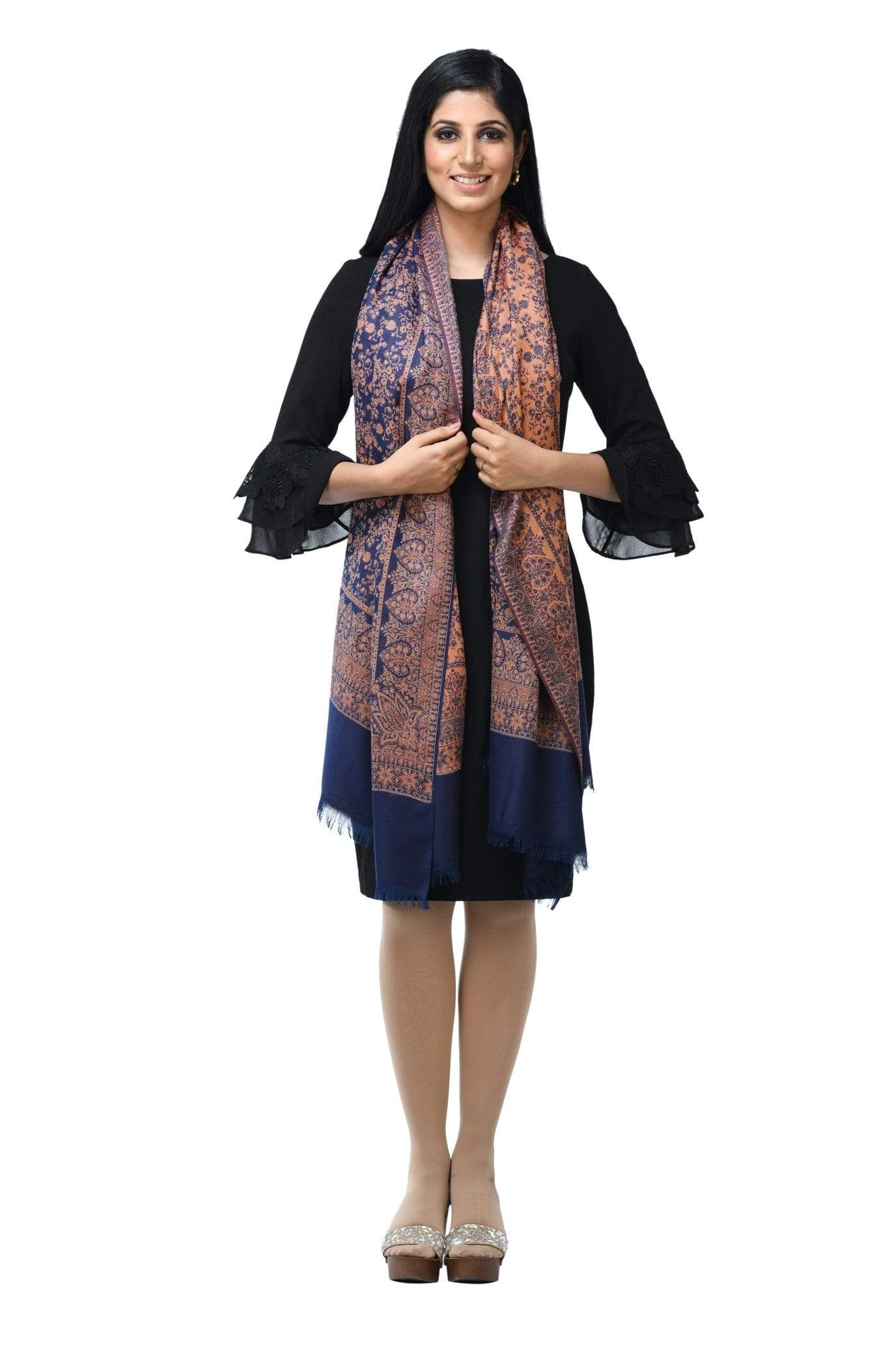 Pashwool 70x200 Pashwool Womens Extra Soft Bamboo Stole, Reversible
