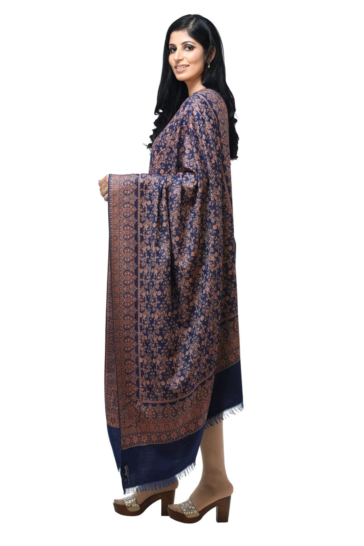 Pashwool 70x200 Pashwool Womens Extra Soft Bamboo Stole, Reversible