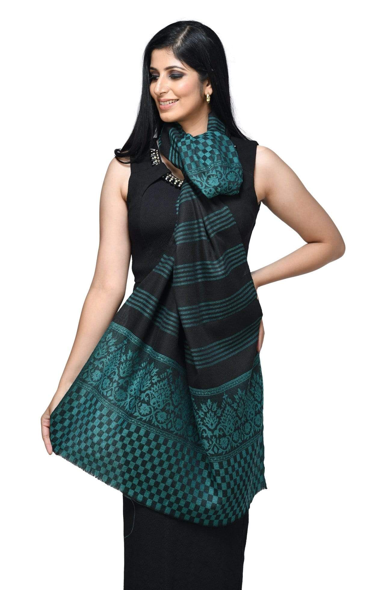 Pashwool 70x200 Pashwool Womens Fine Wool Scarf, Soft and Warm