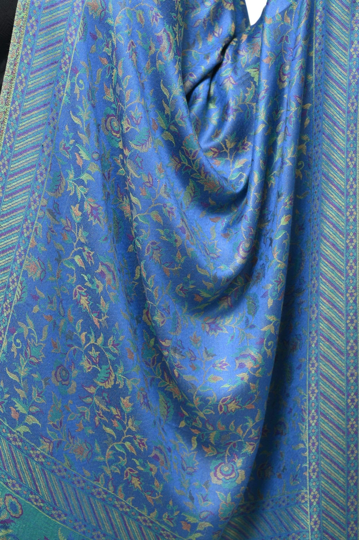 Pashwool 70x200 Pashwool Womens Stole, Extra Soft Bamboo Material, Woven Paisley Design