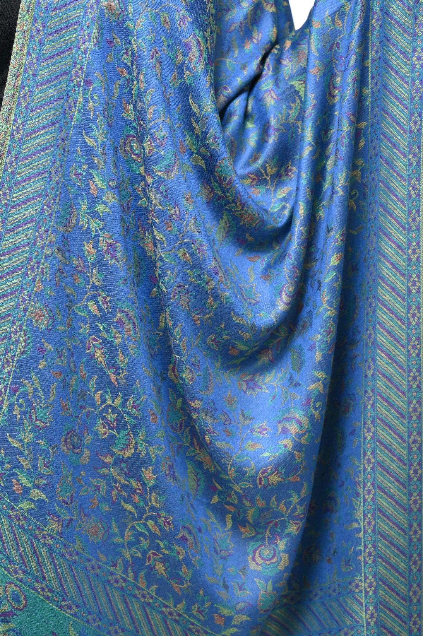 Pashwool 70x200 Pashwool Womens Stole, Extra Soft Bamboo Material, Woven Paisley Design