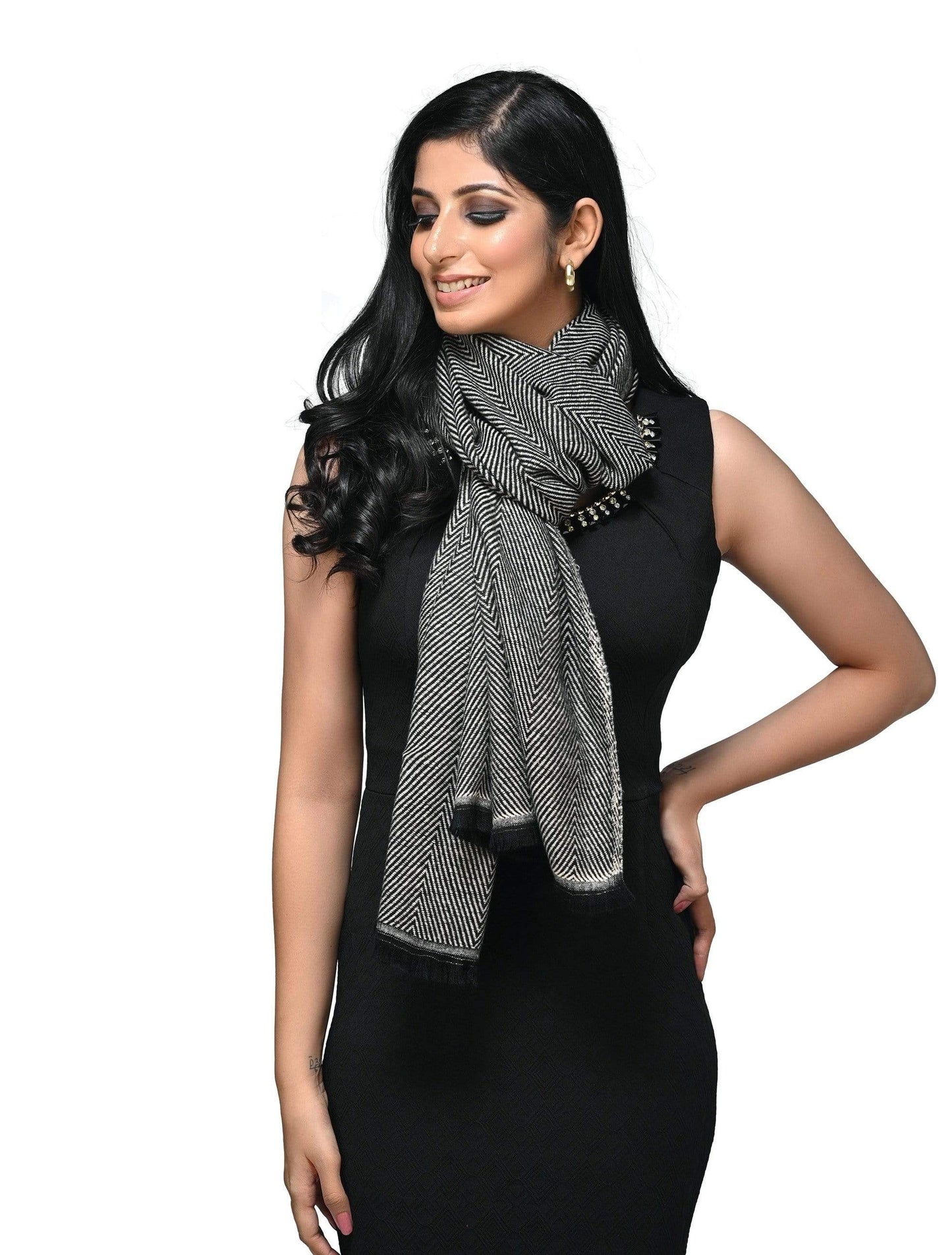 Pashwool 70x200 Pashwool Womens Stole, Extra Thick and Warm, Soft and Snuggly Wrap Style