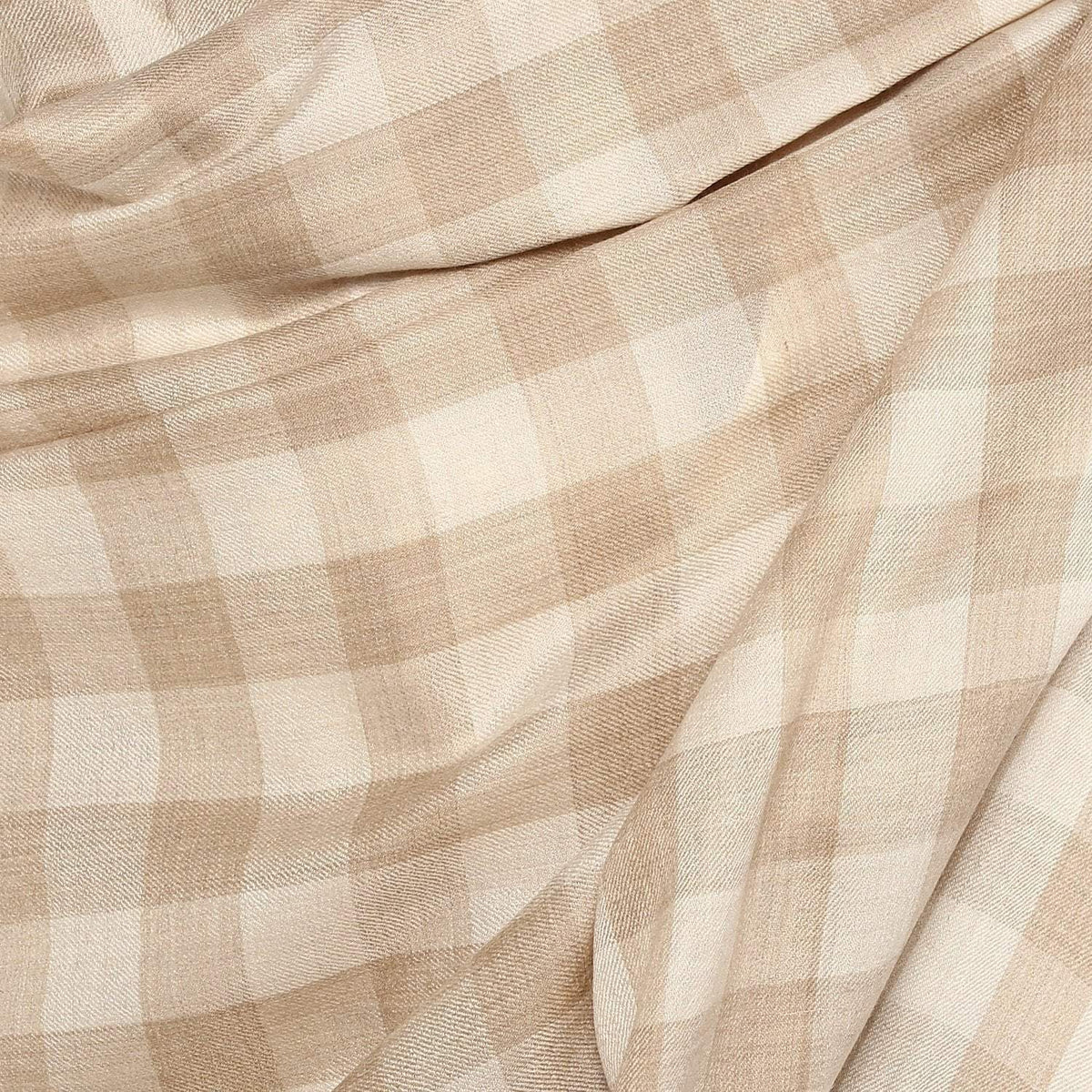 Pashtush Store Pashtush Womens Check Shawl, imported Australian Merino Wool (Comfortable, Warm and Big )