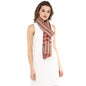 Pashtush India Pashtush Womens Luxury Wool Check Scarf, Soft Pashmina Scarf Stole, Extra-Fine
