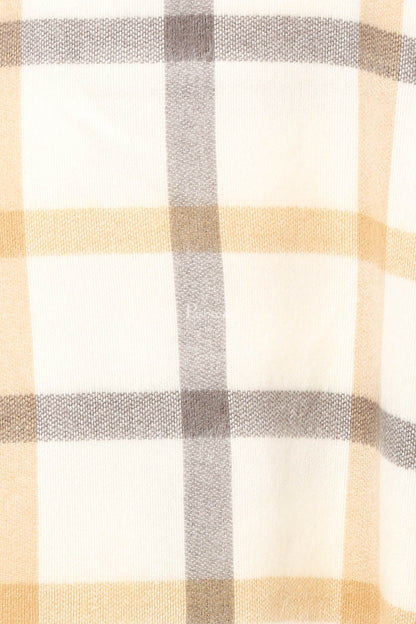 Pashtush India Womens Stoles and Scarves Scarf Pashtush Cashmere Woollen Mufflers For Women, Ultra Soft And Warm, Smooth Handfeel, Extra Warm - White