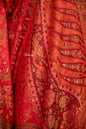 Pashtush India Womens Shawls Pashtush  Faux Pashmina Shawl, Jamawar Paisley Design, Maroon