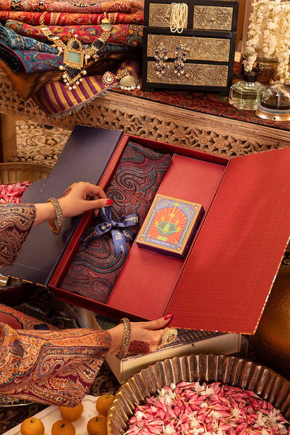 Pashtush India Gift Pack Pashtush Gift Set of Bamboo Scarf with Phool Star Diya, Premium Gift Box Packaging