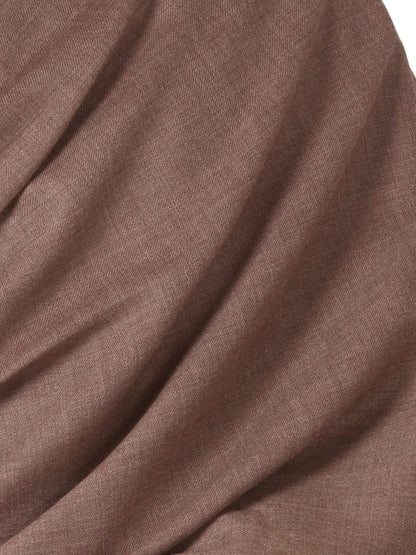 Pashtush India Gift Pack Pashtush His and Her Gift Set of 100% Pure Wool Shawls, Beige and Amber Red, Packaged in Keepsake Wooden Chester Gift Box