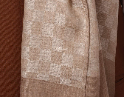Pashtush India Gift Pack Pashtush His And Her Gift Set Of Checkered And Bamboo Printed Stoles With Premium Gift Box Packaging, Taupe And Multicolor
