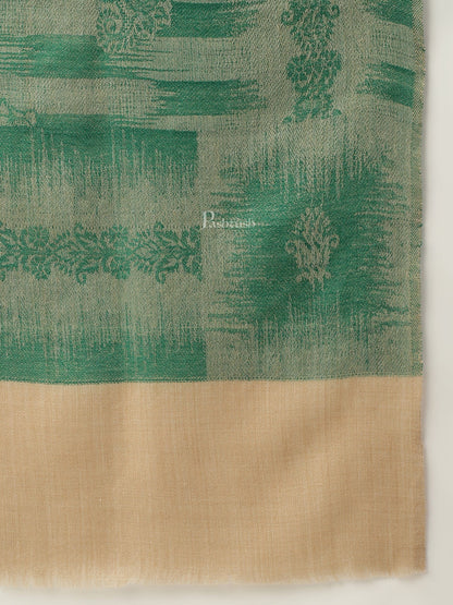 Pashtush India Gift Pack Pashtush His And Her Gift Set Of Ikkat Design Stoles With Premium Gift Box Packaging, Orange and Green