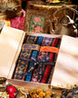 Pashtush India Gift Pack Pashtush His And Her Set Of Bamboo Weave Stoles With Premium Gift Box Packaging, Blue and Red