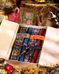 Pashtush India Gift Pack Pashtush His And Her Set Of Bamboo Weave Stoles With Premium Gift Box Packaging, Blue and Red