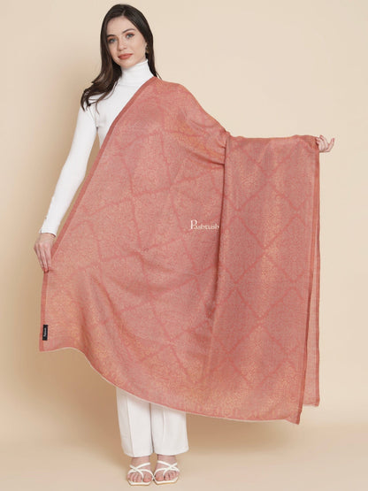 Pashtush India Gift Pack Pashtush His and Her set of Fine Wool Mens Stole and Womens Twilight Shawl, Premium Gift Box, Beige and Multicolour